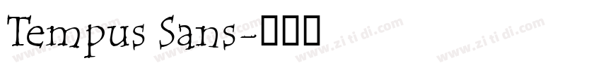 Tempus Sans字体转换